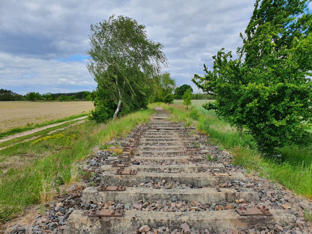 alte Bahntrasse bei Jüterbog